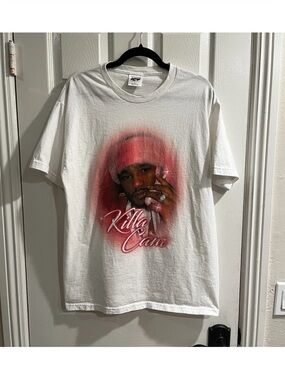 Cam'ron Killa Cam Rap Tee White Shirt Size L Wear Icy Vintage Streetwear